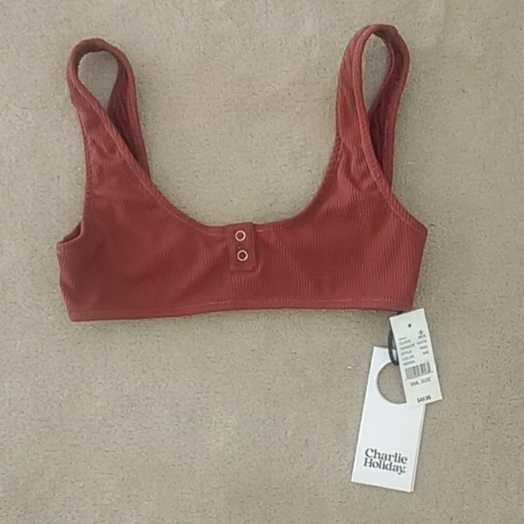 PacSun Other - NWT Charlie Holiday Bad Lands Ribbed Swim Top Sml